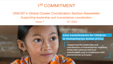  UNICEF's GCCS Newsletter - Issue 7 - Q1 2023 image
