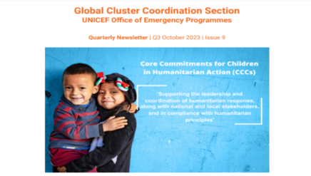 UNICEF's GCCS Newsletter - Issue 9 - Q3 2023 image